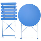 3 Piece Patio Bistro Balcony Chair Table Set
