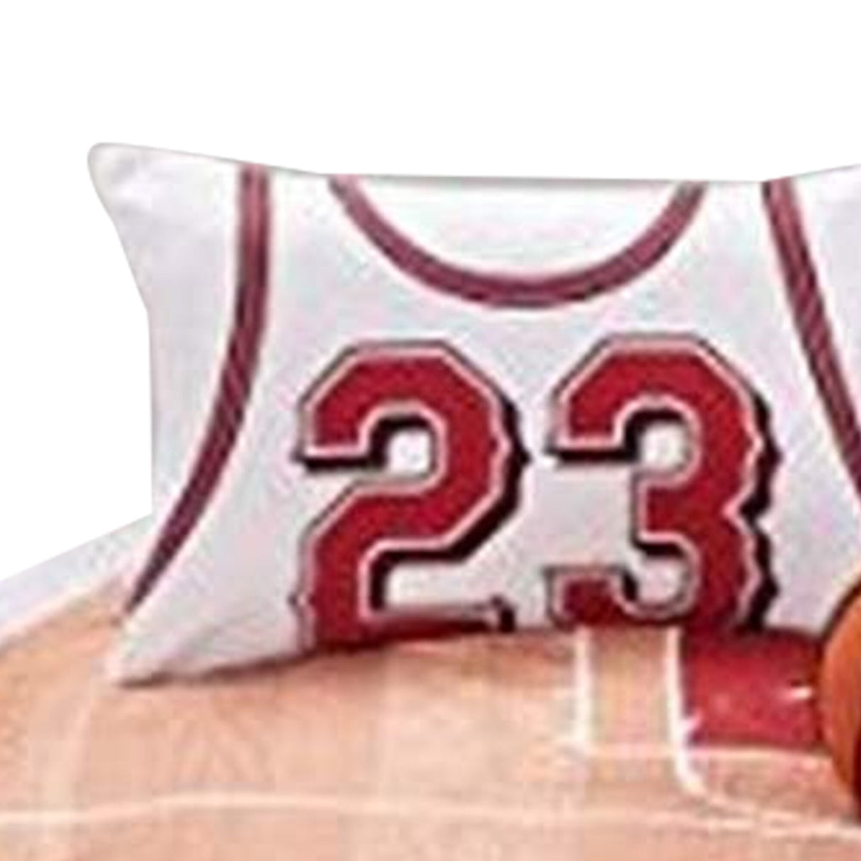 3 Piece Polyester Twin Comforter Set with Basketball Court Print, Multicolor