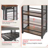 3 Pieces Bar Pub Table Set with Two Stools
