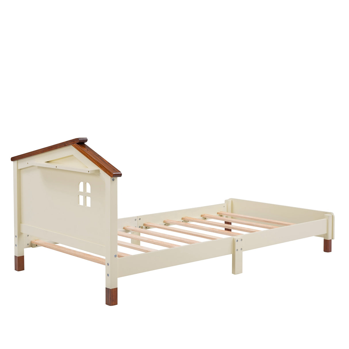 3-Pieces Bedroom Sets Twin Size Platform Bed with Nightstand and Storage Dresser