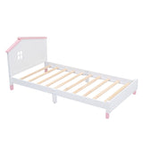 3-Pieces Bedroom Sets Twin Size Platform Bed with Nightstand and Storage Dresser