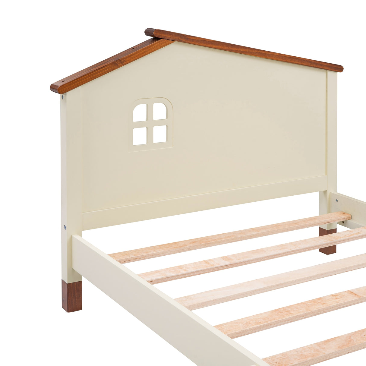 3-Pieces Bedroom Sets Twin Size Platform Bed with Nightstand and Storage Dresser