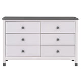 3-Pieces Bedroom Sets Twin Size Platform Bed with Nightstand and Storage Dresser