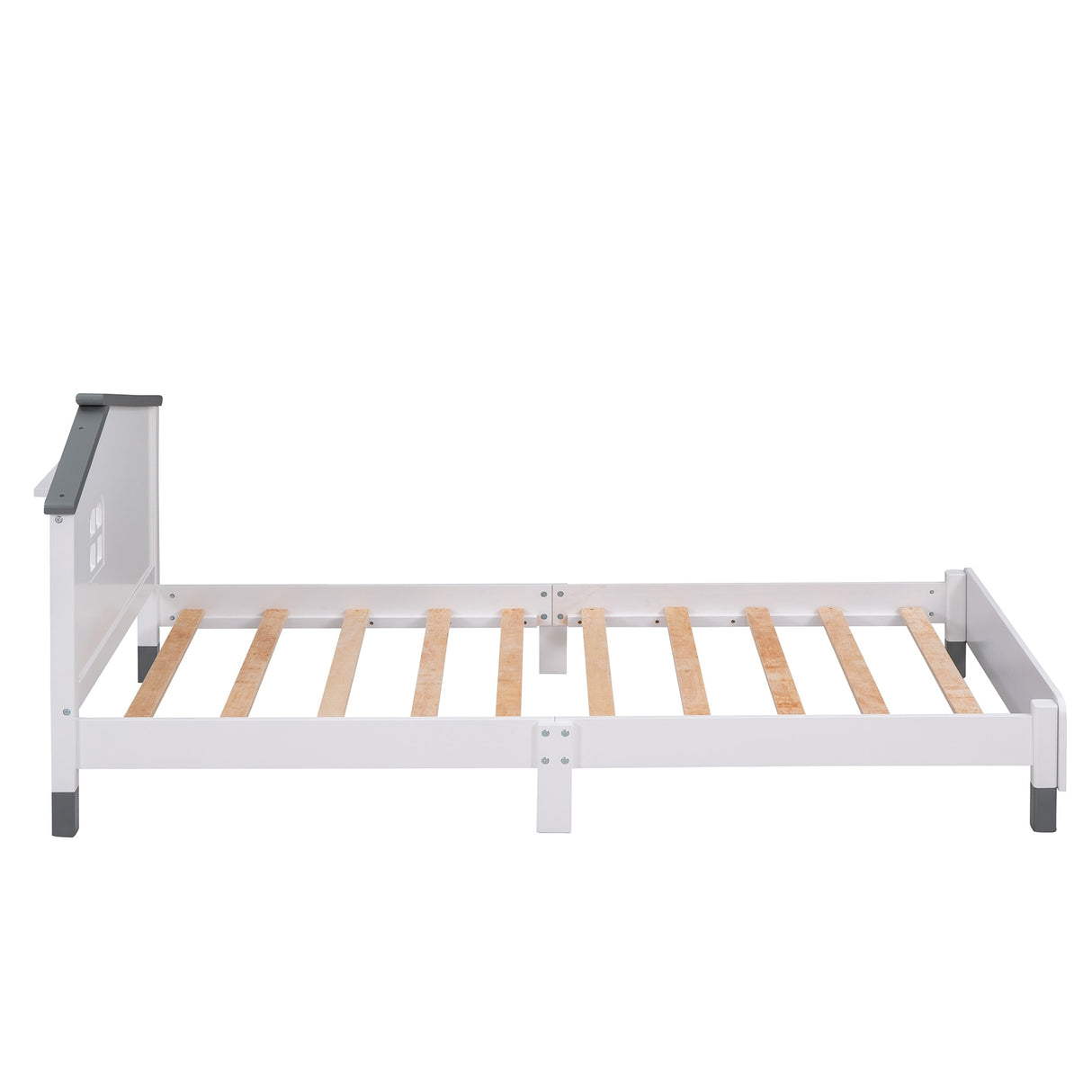 3-Pieces Bedroom Sets Twin Size Platform Bed with Nightstand and Storage Dresser
