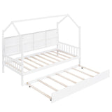 3-Pieces Bedroom Sets with House Bed, Nightstand and Chest,For Kids