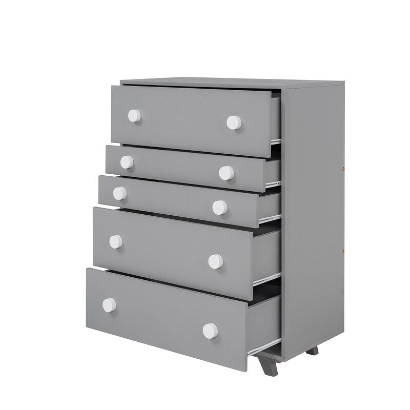 3-Pieces Bedroom Sets with House Bed, Nightstand and Chest,For Kids