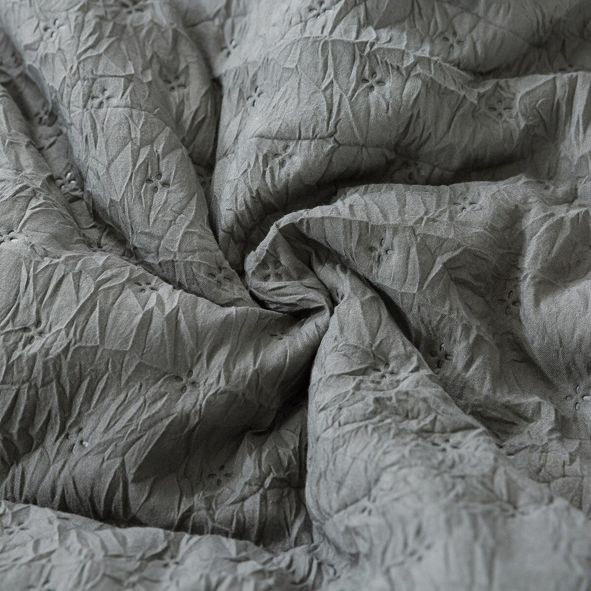 3 Pieces Quilted Creased Square Comforter Set with 2 Pillow Shams