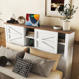 3 Pieces Wooden Bedroom Set /Full Bed and Nightstand and Dresser