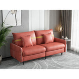 3-Seat Sofa Couch, Mid-Century Tufted Love Seat for Living Room, Bedroom, Office, Apartment, Dorm, Studio and Small Space