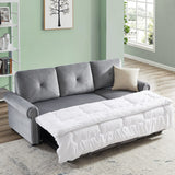 Nestfair 3-Seater L-Shape Sofa Corner Couch with Storage Chaise