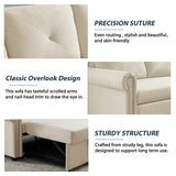 Nestfair 3-Seater L-Shape Sofa Corner Couch with Storage Chaise
