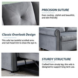 Nestfair 3-Seater L-Shape Sofa Corner Couch with Storage Chaise