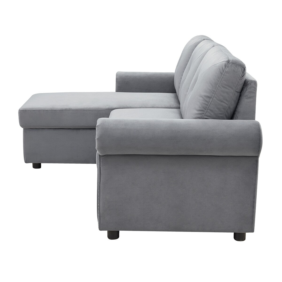 Nestfair 3-Seater L-Shape Sofa Corner Couch with Storage Chaise