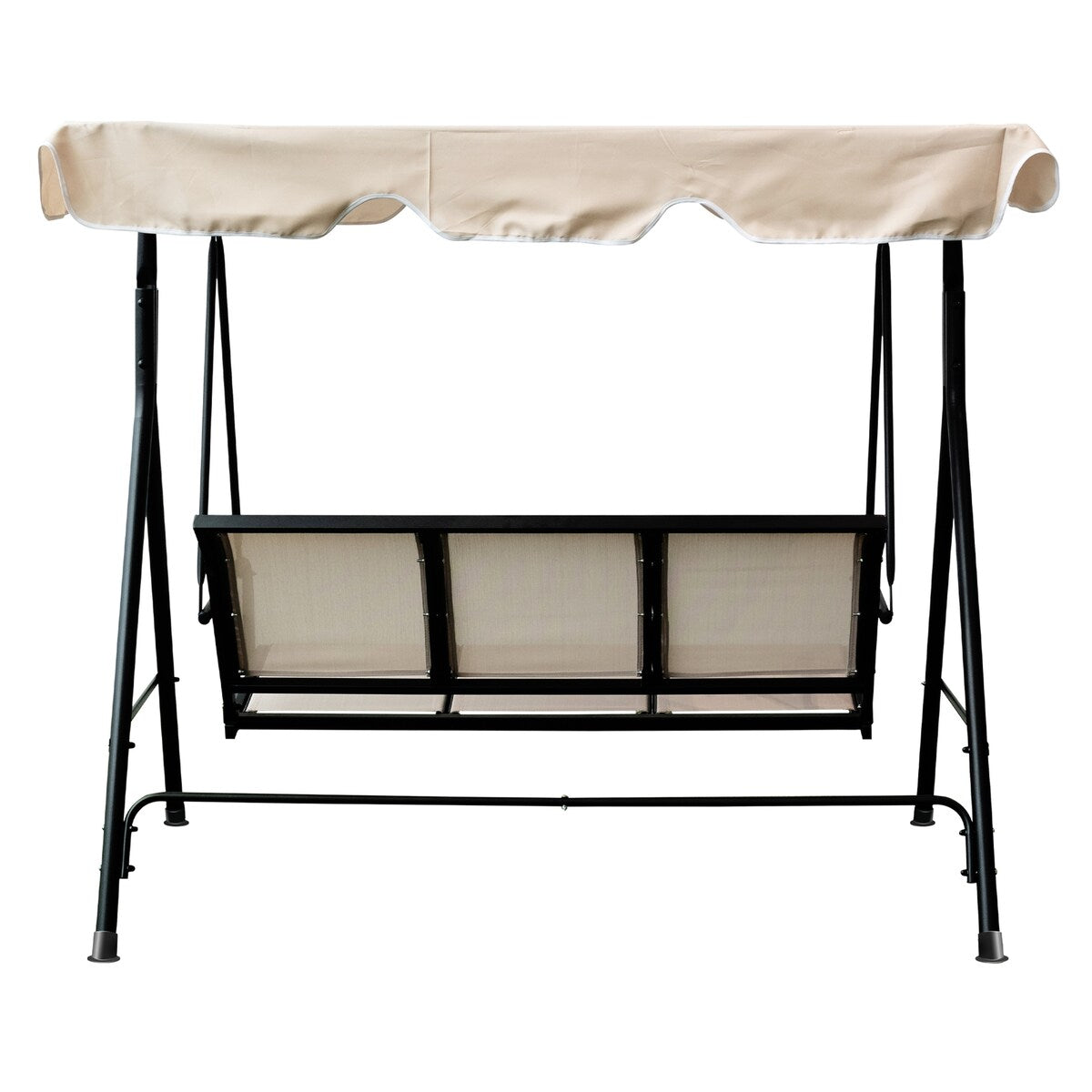 3-Seater Outdoor Adjustable Canopy Porch Swing Chair