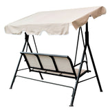 3-Seater Outdoor Adjustable Canopy Porch Swing Chair