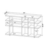 3-Shelf Low Bookcase in Salvaged Cabin