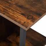 3 Tier Entertainment Center Modern TV Stand Media Console Table - 43.3"