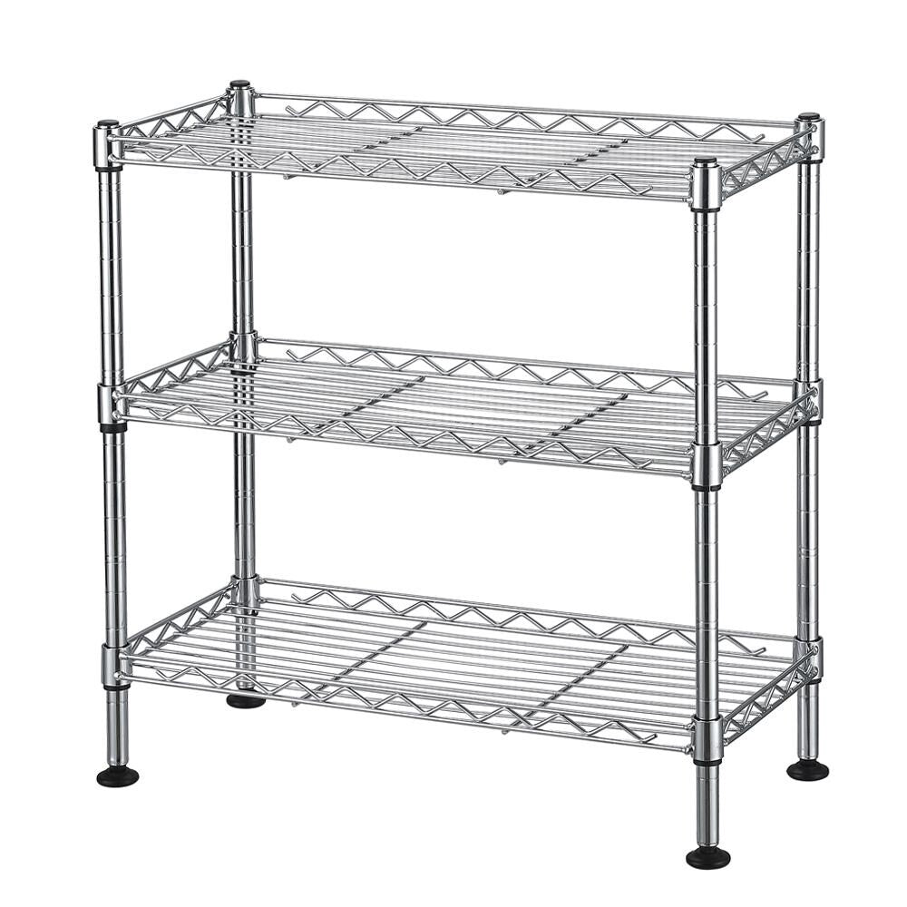 3-Tier Metal Shelving Storage Unit