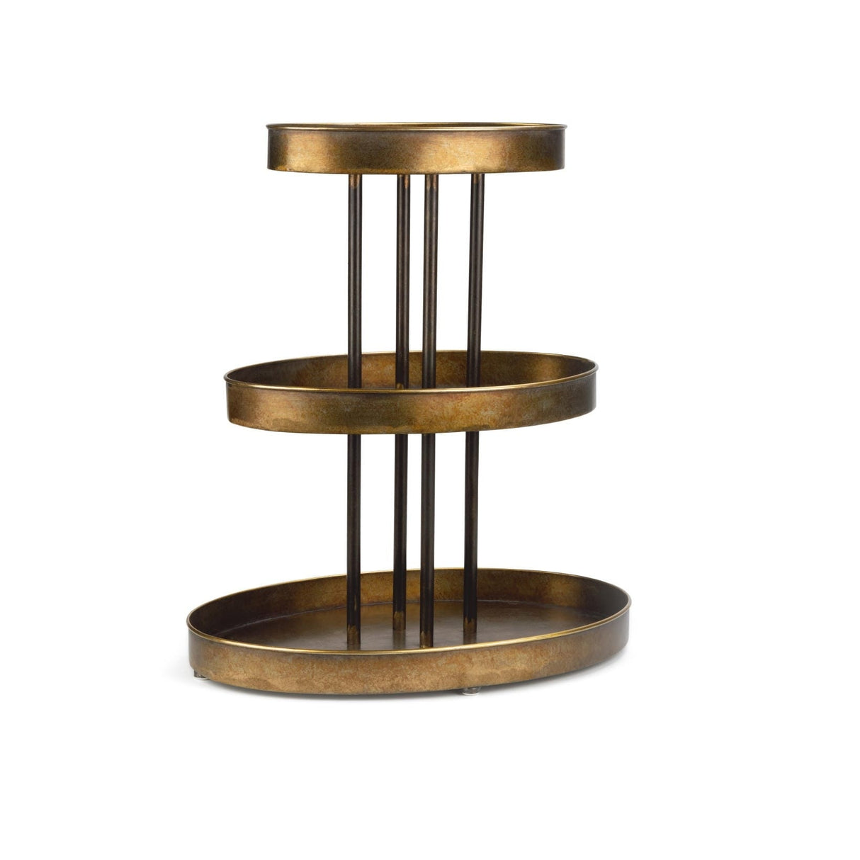 3 Tier Oval Tabletop Display Stand