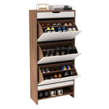 3 Tier Shoe Storage Cabinet with Draders