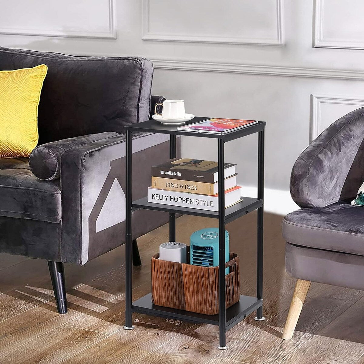 3-Tier Tall Side Table