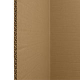 3 ft. Tall Brown Cardboard Room Divider