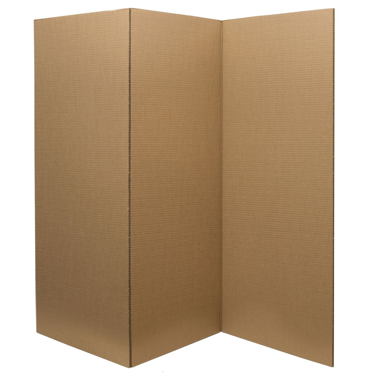 3 ft. Tall Brown Cardboard Room Divider