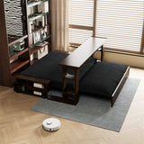 3-in-1 Convertible Sleeper Sofa Bed,Modern Velvet Loveseat Couch