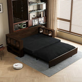 3-in-1 Convertible Sleeper Sofa Bed,Modern Velvet Loveseat Couch