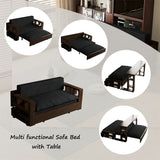 3-in-1 Convertible Sleeper Sofa Bed,Modern Velvet Loveseat Couch