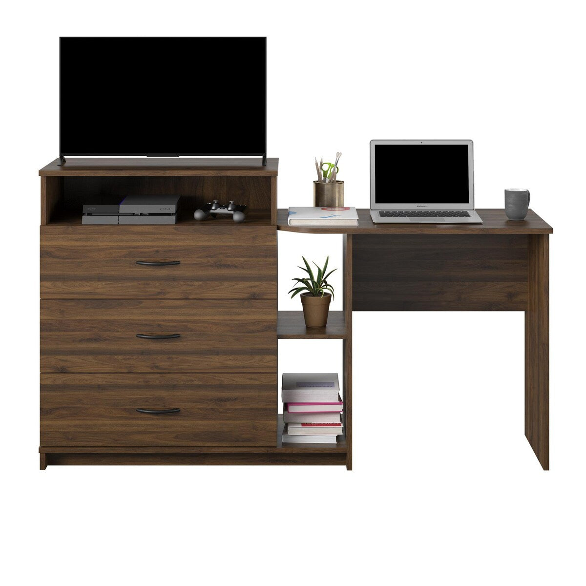 3 in 1 media dresser and desk sales