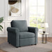 3-in-1 Modern Accent Chair with Adjust Backrest Convertible Sofa Bed - 34"x33"x33"H