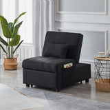 3-in-1 Sofa Bed Chair, Convertible Sleeper Chair Bed,Adjust Backrest Into a Sofa,Lounger Chair,Single Bed
