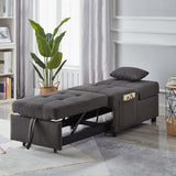 3-in-1 Sofa Bed Chair, Convertible Sleeper Chair Bed,Adjust Backrest Into a Sofa,Lounger Chair,Single Bed