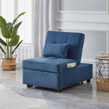 3-in-1 Sofa Bed Chair, Convertible Sleeper Chair Bed,Adjust Backrest Into a Sofa,Lounger Chair,Single Bed