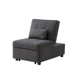 3-in-1 Sofa Bed Chair, Convertible Sleeper Chair Bed,Adjust Backrest Into a Sofa,Lounger Chair,Single Bed