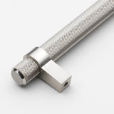 3 in Screw Center Brass Gold Solid Steel Bar Pull Cabinet Handle Pull (Pack of 25) - Satin Nickel