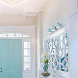 3-light Bathroom Vanity Light with Metal Shade for Powder Room