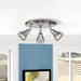 3-light Ceiling Track Spotlight (Bulbs Included)