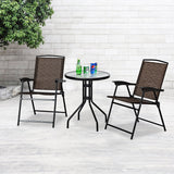 3 pcs Bistro Patio Garden Furniture Set