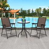 3 pcs Bistro Patio Garden Furniture Set