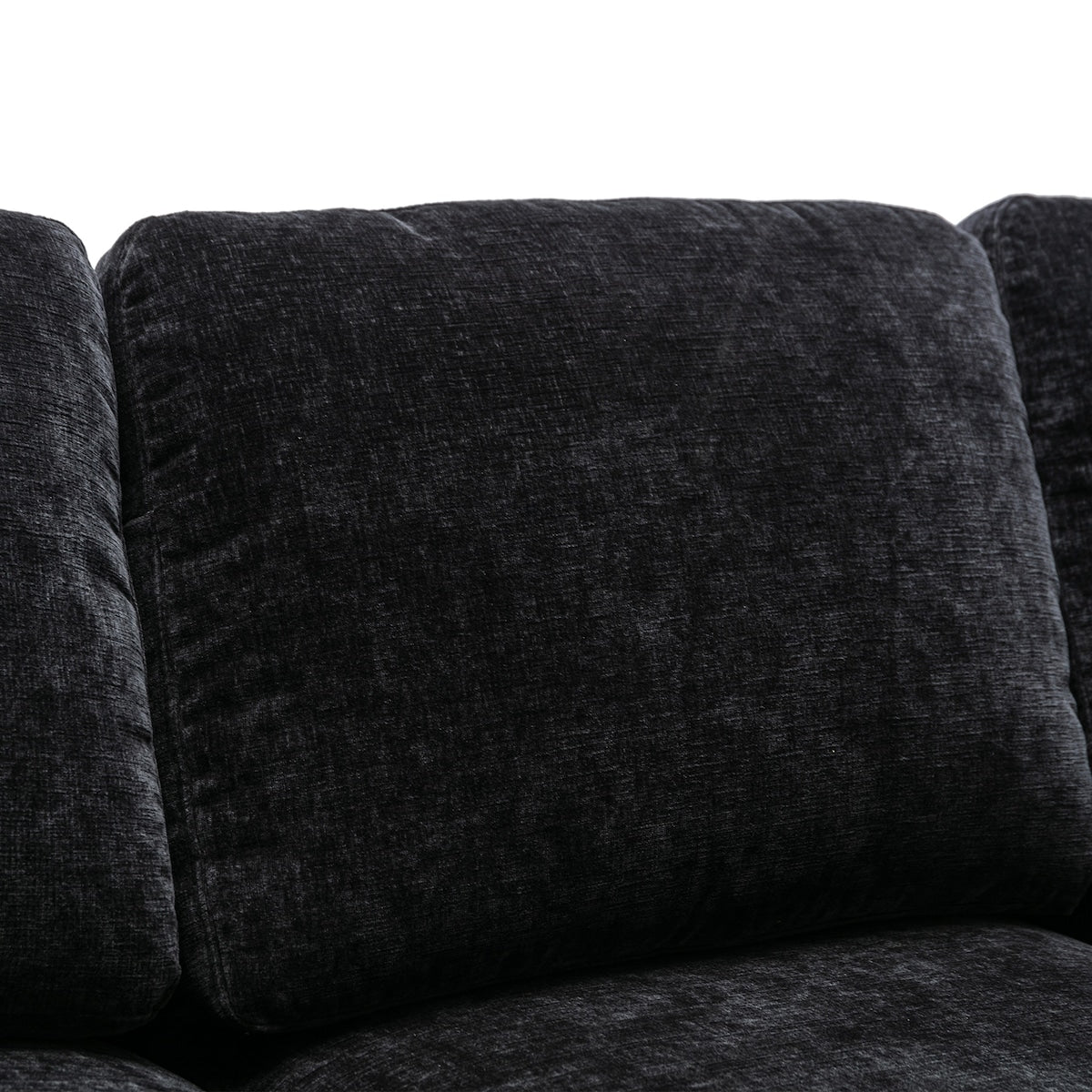 3-seater Sofa L-shape Polyester Padded Sectional Pillow Top Arms Sofa Chaise