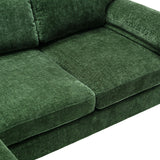 3-seater Sofa L-shape Polyester Padded Sectional Pillow Top Arms Sofa Chaise