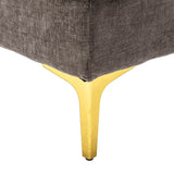 3-seater Sofa L-shape Polyester Padded Sectional Pillow Top Arms Sofa Chaise