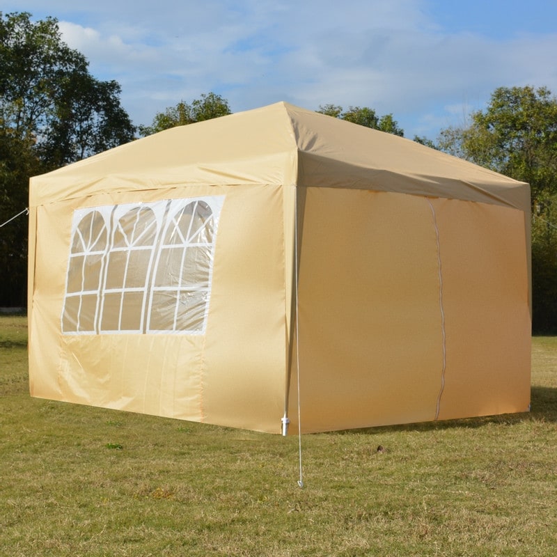 3 x 3m Two Doors & Two Windows Practical Waterproof Right-Angle Folding Tent