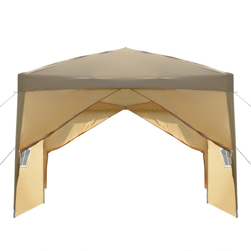 3 x 3m Two Doors & Two Windows Practical Waterproof Right-Angle Folding Tent