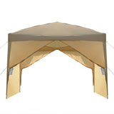 3 x 3m Two Doors & Two Windows Practical Waterproof Right-Angle Folding Tent