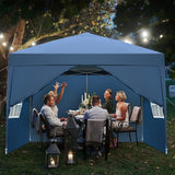 3 x 3m Two Doors & Two Windows Practical Waterproof Right-Angle Folding Tent
