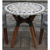 Cordora 30" Dia. Marble Bistro Table - N/A