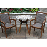 Cordora 30" Dia. Marble Bistro Table - N/A